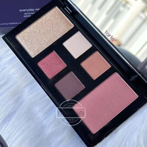 New Box Tarte Everyday Neutrals Eye & Cheek Palette Full size~Discontinued RARE - Picture 2 of 4